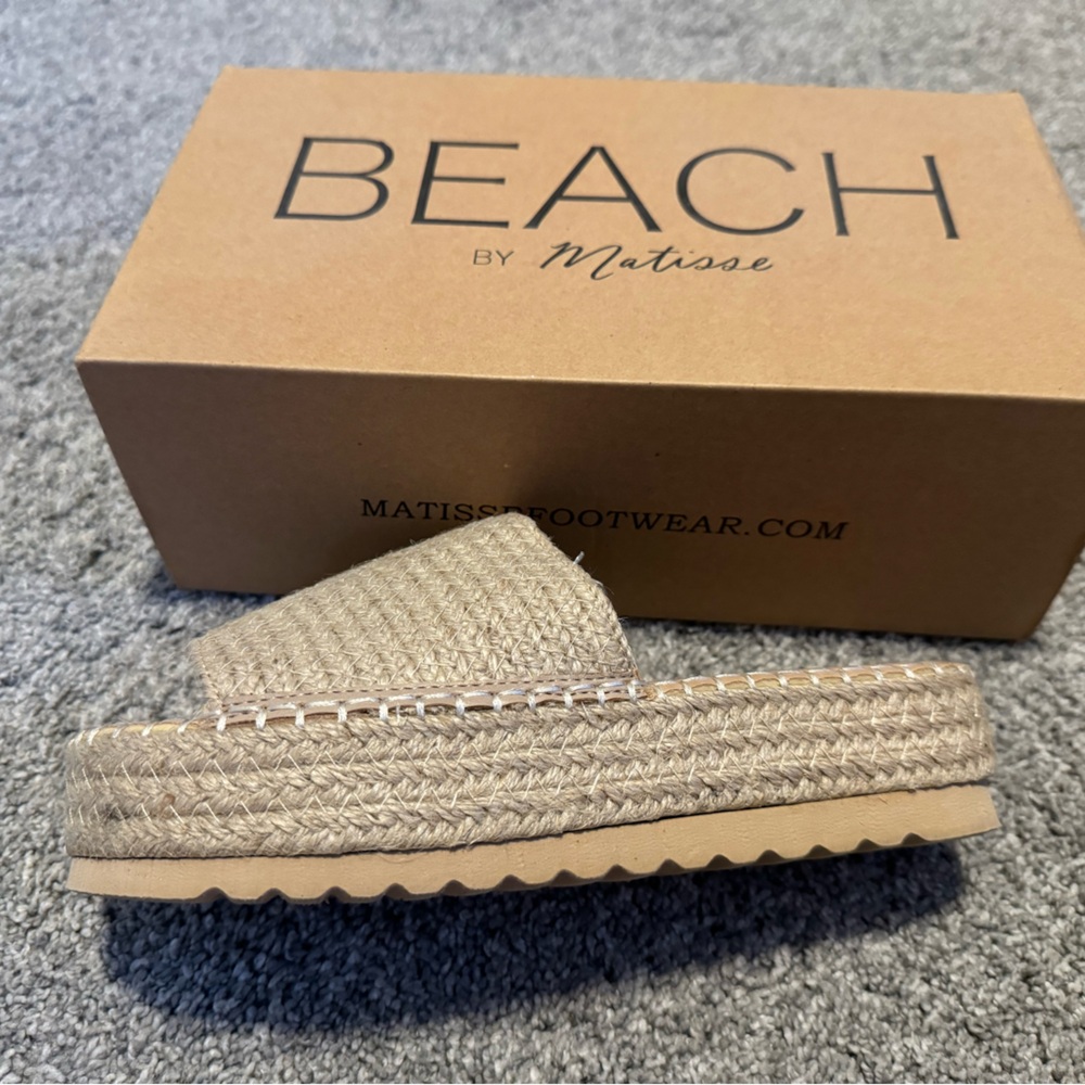 Raffia Platform Sandal - image 4